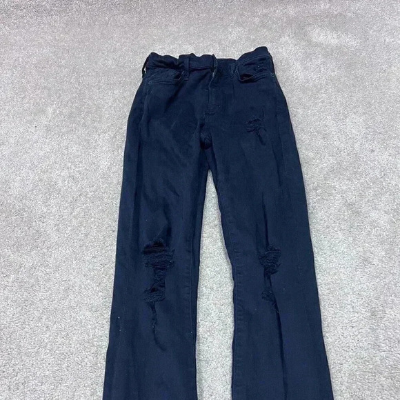 Agolde Jeans Women's Black Skinny Jegging Distressed Size 27 Pockets - Picture 6 of 13